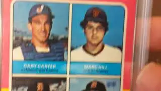 1975 O-Pee-Chee Gary Carter rookie card. PSA 6.