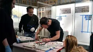 Installation of the Middle East Galleries
