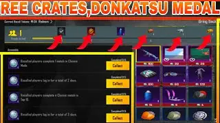 Pubg Korean 2.3 New Recall Event Concept Explained | Get Free CRATES,DONKATSU MEDAL