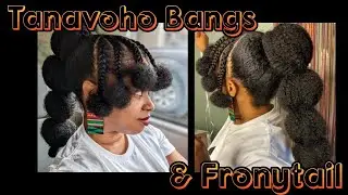 Tanavoho Bangs and Ponytail/Fronytail Tutorial 🌺