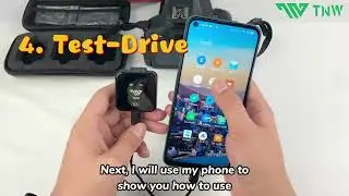 TNW N8/N9 Wireless Lavalier Microphone Noise Cancellation Lapel Mic for Phone Laptop Camera Vlogging