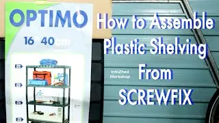 Как собрать пластиковые полки Screwfix