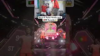 Devin & Dylan finally pack 🇵🇹99 Ronaldo😱