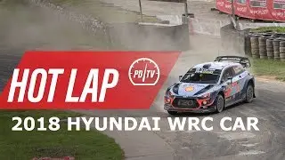 Flat-out 2018 Hyundai WRC car hot lap at Raleigh Raceway (Hayden Paddon)