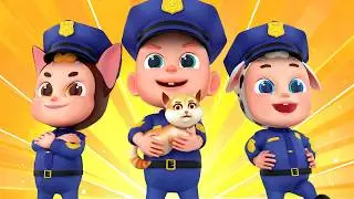Let’s Be Police Today | Police Baby Song | Safety for Kids | Rosoo Nursery Rhymes & Kids Songs