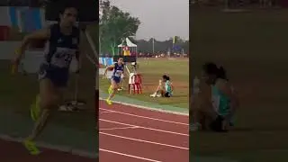 4&times;400m relay 85th All India university games #running #viral #shorts #relay #manglore #allindia