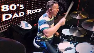 80's Dad Rock Medley (Drum Cam)