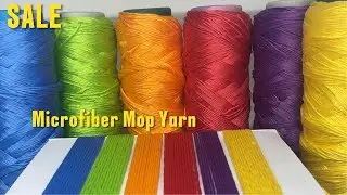 Recycled 100% Polyester Microfiber Yarn 300D/192F-576F | Eco-Friendly Mop Material