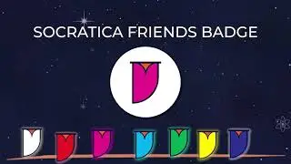 Socratica Friends Badges for Members - Channel Membership Perk