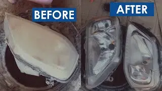 Foggy headlights restoration|| Headlights Cleaning & Repairing ||