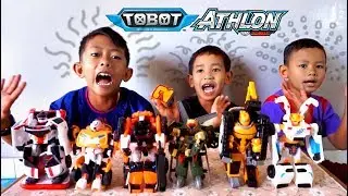 Bermain 6 Tobot X Y V Zango Rocky Ambulun | Mainan Anak Mobil Robot | Tobot Bahasa Indonesia