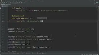 425 - Definindo um método de classe em Python