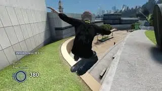 360 flip to quad flip 180 off a gap in skate 3