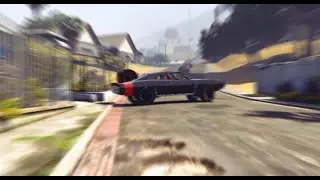Doms Toretto with his fast and furious cars driving around the city #gta5 #gta #car