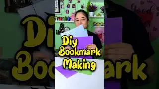 Diy Bookmark | how to make how to make bookmark #craftysambhavi #diy #papercraft #shorts