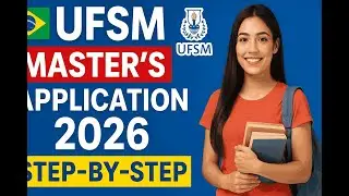 UFSM Master&rsquo;s and PHD's Scholarship 2026 | Step-by-Step Application Process