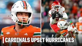 Louisville intercepts Carson Beck 4 times in UPSET win vs. Miami | ESPN College Football