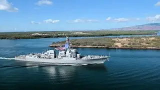 USS Daniel Inouye Completes Maiden Voyage