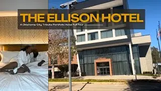 STAYING IN OKLAHOMA CITY'S MOST ICONIC HOTEL! THE ELLISON FULL HOTEL & ROOM TOUR!