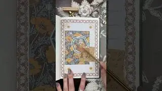 Botanical 🌼 ASMR Scrapbook Journal With Me #journal #scrabooking #asmr #shorts