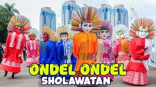 Ondel Ondel Sholawatan🎵 Parade Ondel Ondel Jakarta | Mabruk Alfa Mabruk