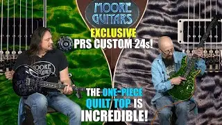 Moore Guitars Exclusive PRS Wood Library Custom 24s [New 2021 models!]