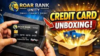 Roar bank credit card unboxing | unity small finance Bank credit card unboxing | 