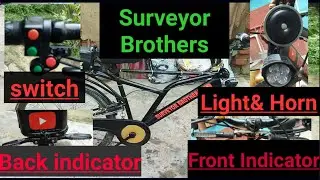 How to install Bike Indicator, 4 indicator Blinking Horn in Cycle with complete information.