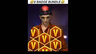 😂V BADGE BUNDLE😂 #viral #ffshorts #villainteamff ##ffcomedyshorts #freefire #comedyff #comedyvideo #