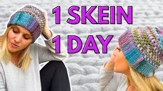 EASY Crochet Puff Beanie You Can Make In A Day