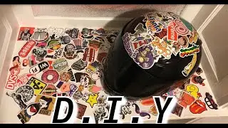 DIY: Sticker Bomb Helmet!
