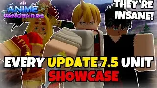 FULL SHOWCASE of ALL Summer 7.5 Banner Units! | Anime Vanguards
