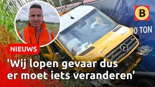 Wegwerkers LUIDEN NOODKLOK na ALWEER een ONGELUK | Omroep Brabant