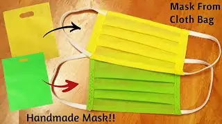 DIY cloth face mask/DIY face mask/how to make face mask with cloth carry bag/mask making