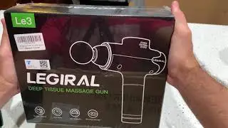 Legiral Massage Gun (UNBOXING)