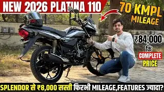 New 2026 Bajaj Platina 110 Updated Model🥳| On Road Price,Mileage & Features | bajaj platina 2026