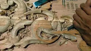 wood carving for beginners! wooden project!