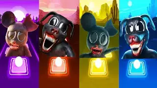 Cartoon Mouse vs Cartoon Dog vs Cartoon Mouse vs Cartoon Dog | Tile Hop: EDM Rush!