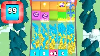 Cube Crusher 3D - All Levels Gameplay Android, iOS