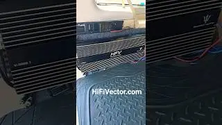 WWW.HIFIVECTOR.COM Усилитель Monster 3k на сабвуфере Sundown X #caraudio #basshead #hifivector #s...