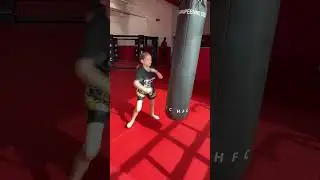 Sofia 9 years old champion 🇫🇷 kick-boxing #boxing #shorts