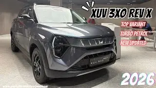 2026 Mahindra XUV3XO REVx A Top Variant Turbo Petrol 🚀 Just At 10.74 Lakh💥 Full walkround #mahindra 