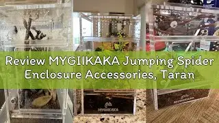 Review MYGIIKAKA Jumping Spider Enclosure Accessories, Tarantula Spider Box, Bug Cage, Praying Manti