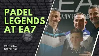 EA7 WLPT Legends visited Emporio Armani in Barcelona