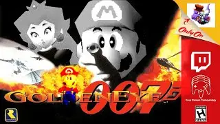 Давайте постримим &mdash; Goldeneye 64 (с персонажами Марио) в многопользовательском режиме