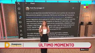 🔴 DESREGULAN LAS CUOTAS DE LOS COLEGIOS PRIVADOS