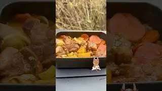 Приготовил карри в дремучих зарослях🔥🪾🍂🥘 #cooking #curry #горячее #готовканаприроде #shorts