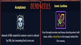Dead Cells | Getting Acceptance and Sonic Carbine Blueprints in a run