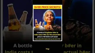 Why Bee* Costs ₹180 in India? 🍺 Real Price Just ₹30! | Shocking Tax Secrets #taxscan