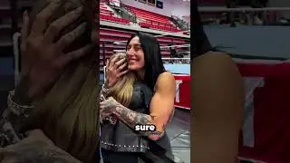 Rhea got really upset with a fan... #wwe #rhearipley